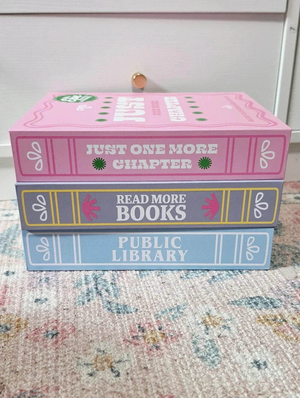 Target Bullseye Playground Decorative Book Storage - Just One More Chapter